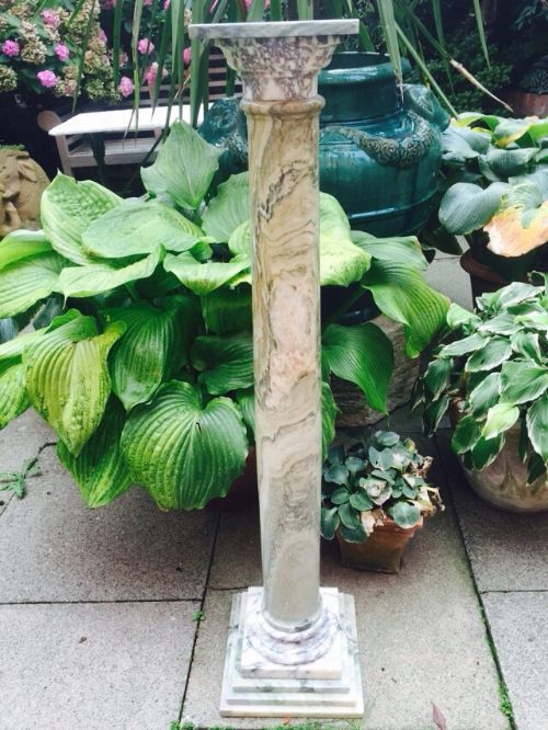 late c19th early c20th cippolino marble column