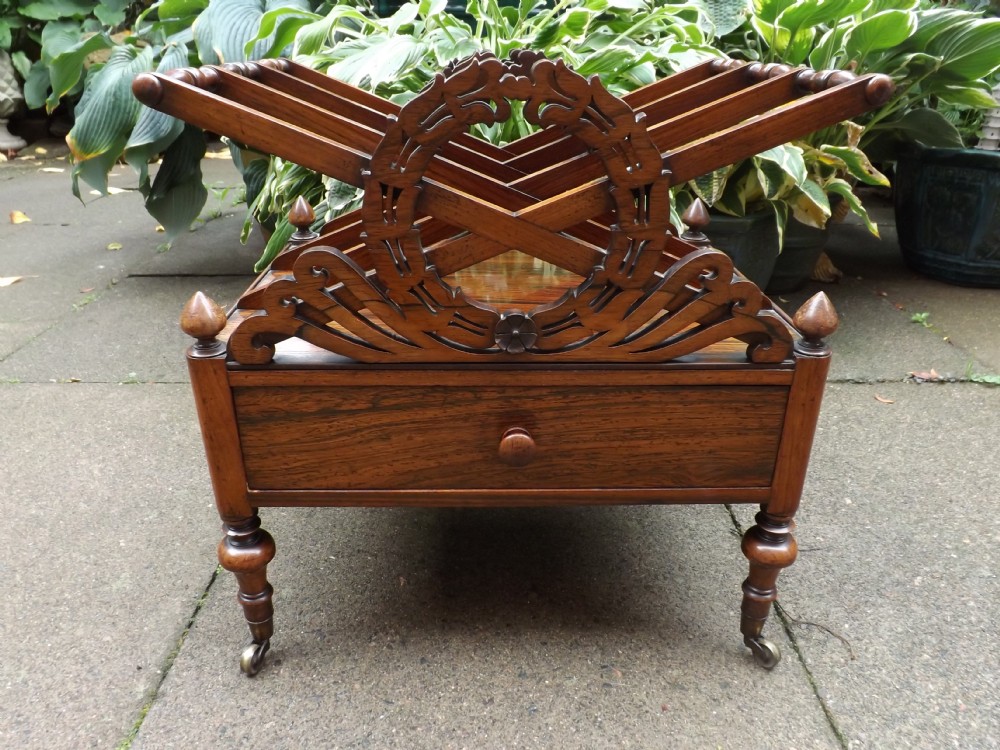 c19th william iv period rosewood canterbury