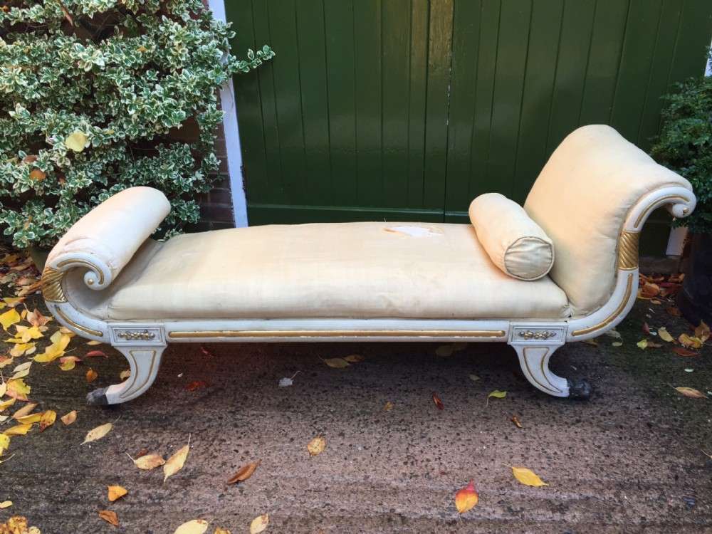 early c19th regency period scrollend daybed