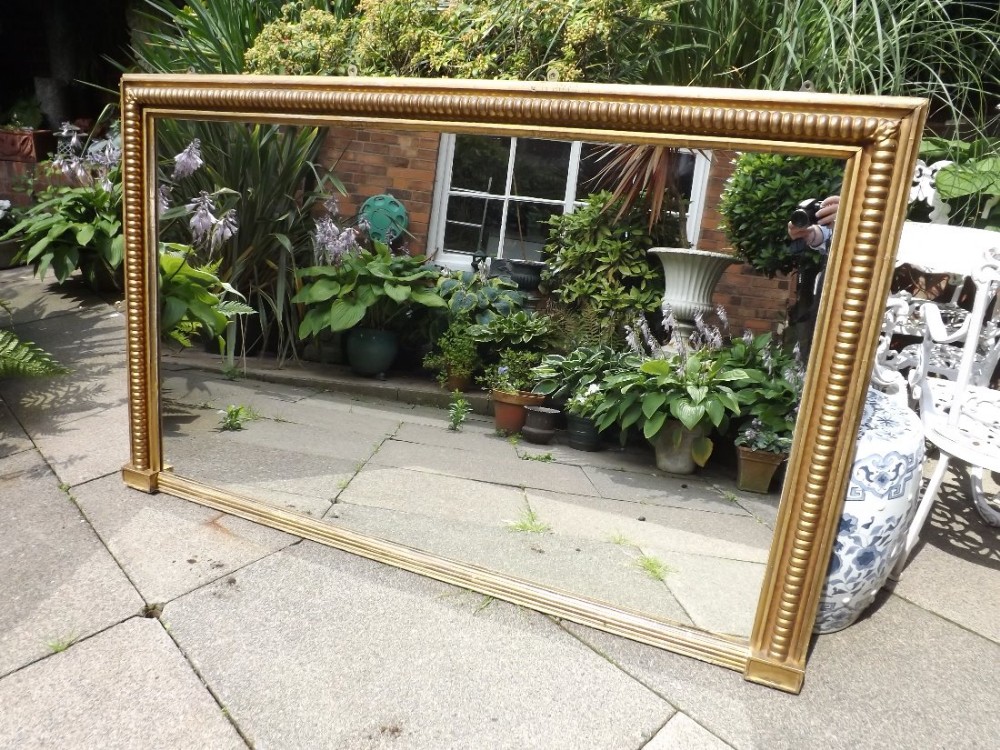 early c19th regency period giltwood overmantel mirror