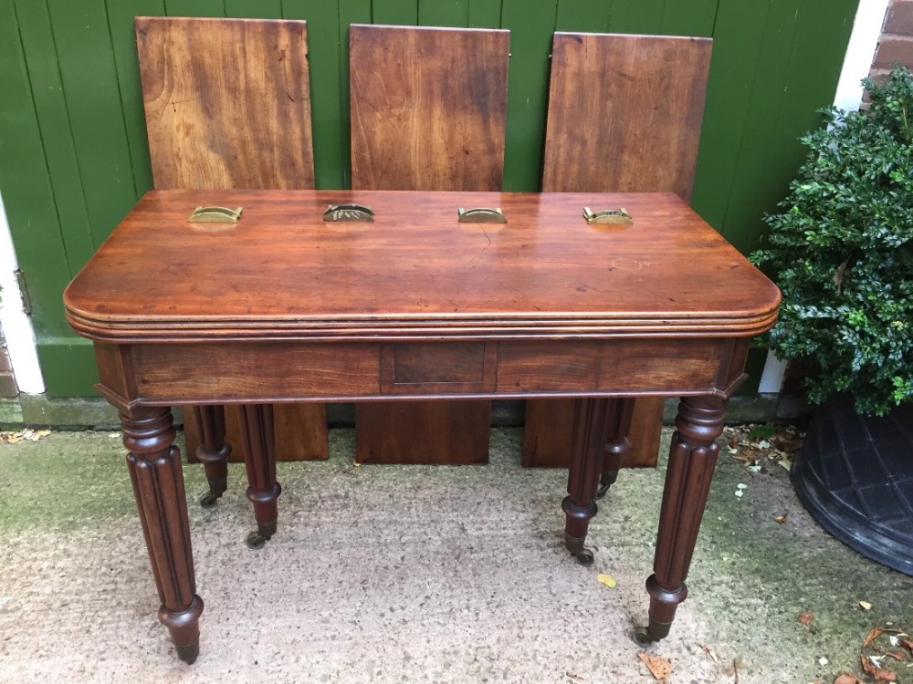 early c19th george iv period metamorphic mahogany extending dining table of wilkinson patent type